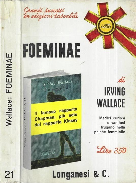 Foeminae - Irving Wallace - copertina