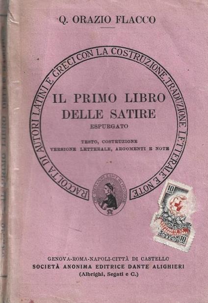 Il primo libro delle satire. Espurgato - copertina