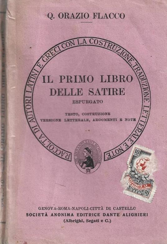 Il primo libro delle satire. Espurgato - copertina