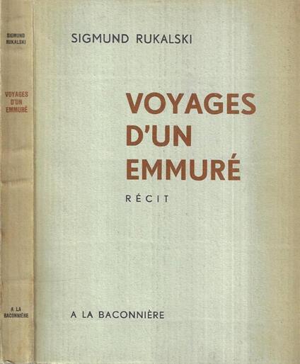 Voyages d' un emmuré - copertina