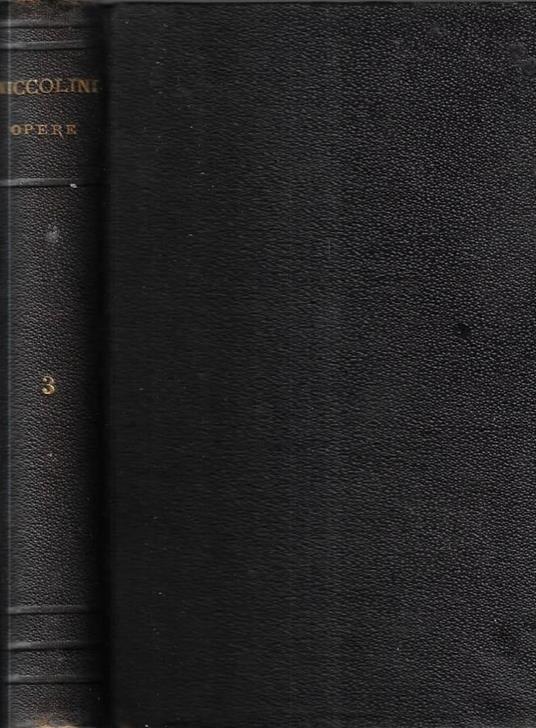 Opere vol. III - copertina