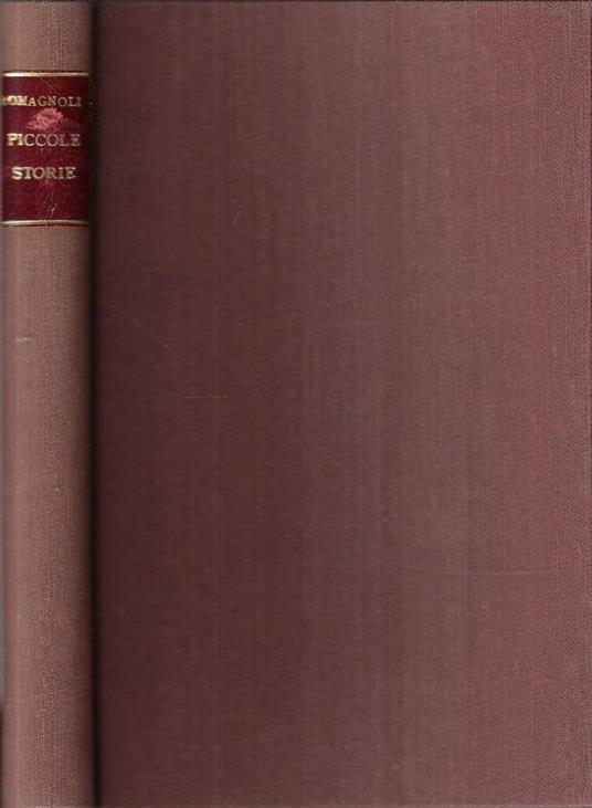 Piccole storie - Ugo Romagnoli - copertina
