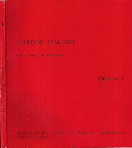 Giardini italiani - copertina