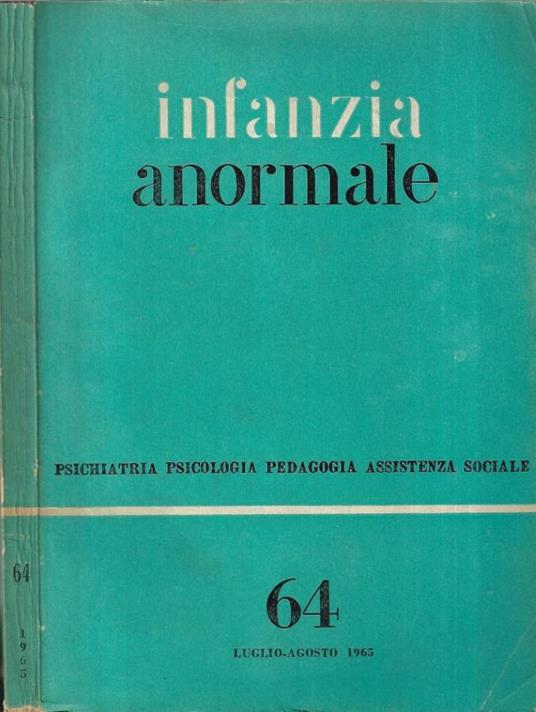 Infanzia anormale n. 64 - copertina