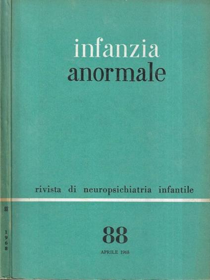 Infanzia anormale n. 88 - copertina