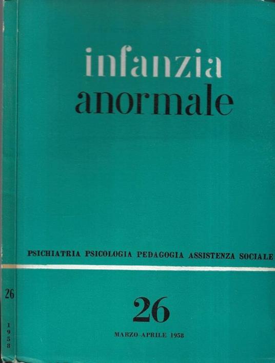 Infanzia anormale n. 26 - copertina