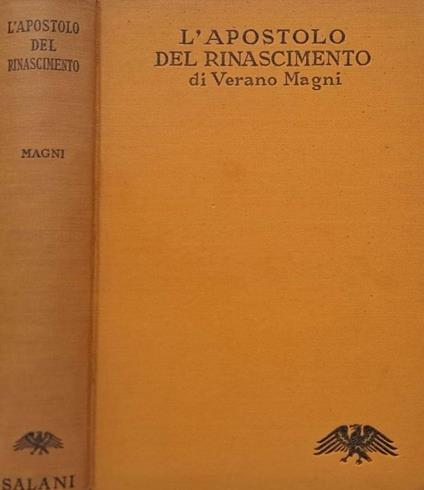 L'Apostolo del Rinascimento - copertina