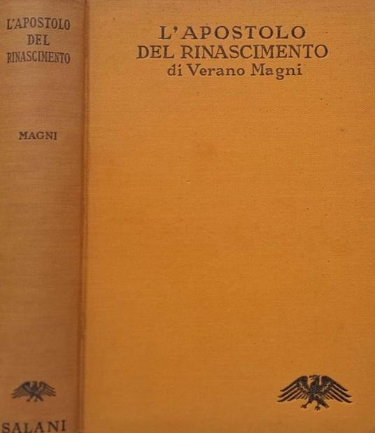 L'Apostolo del Rinascimento - copertina