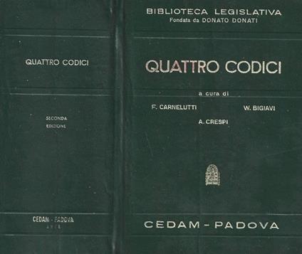 Quattro codici - copertina