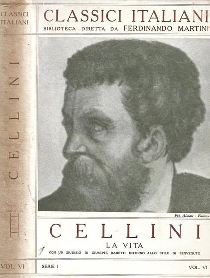 La vita - Benvenuto Cellini - copertina