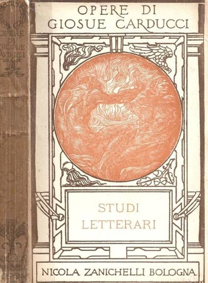 Studi letterari - Giosuè Carducci - copertina