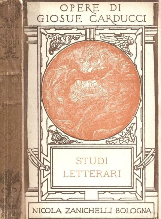 Studi letterari - Giosuè Carducci - copertina