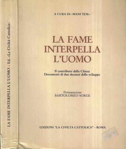 La fame interpella l' uomo - copertina