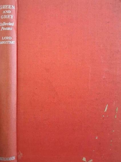 Green and Grey. Collected Poems - copertina