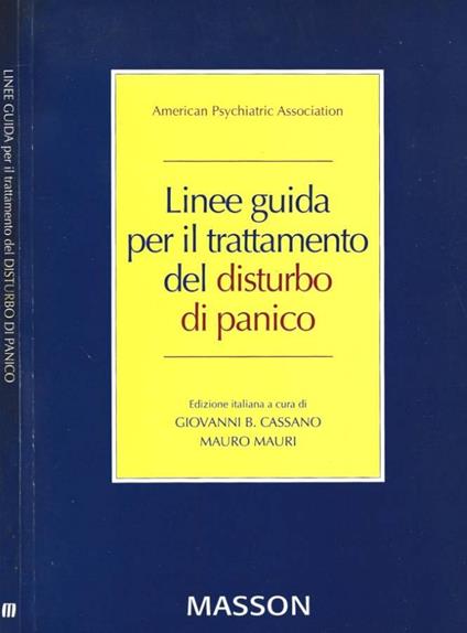 Linee guida per il trattamento del disturbo di panico - copertina