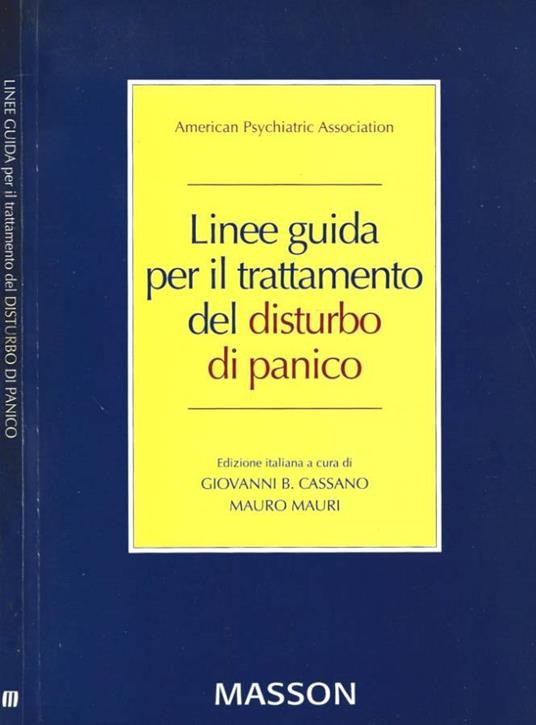 Linee guida per il trattamento del disturbo di panico - copertina