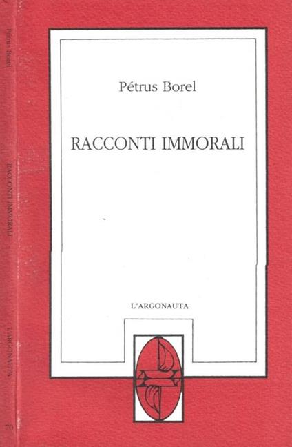 Racconti immorali - copertina