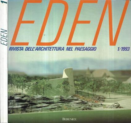 Eden n. 1 1993 - copertina