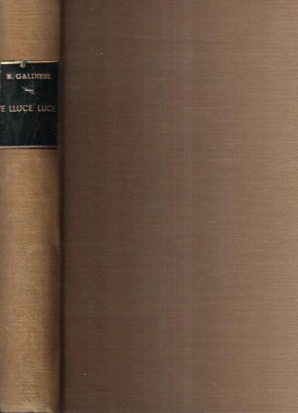 e lluce luce - Rocco Galdieri - copertina