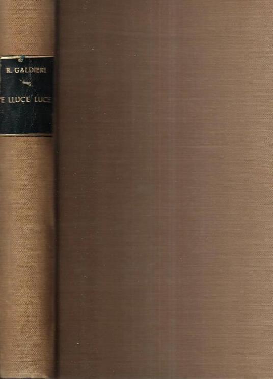 e lluce luce - Rocco Galdieri - copertina