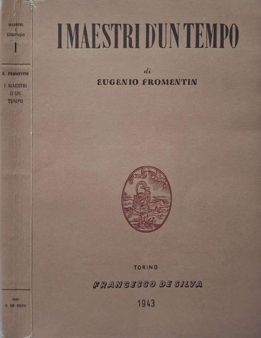 I maestri d'un tempo - copertina