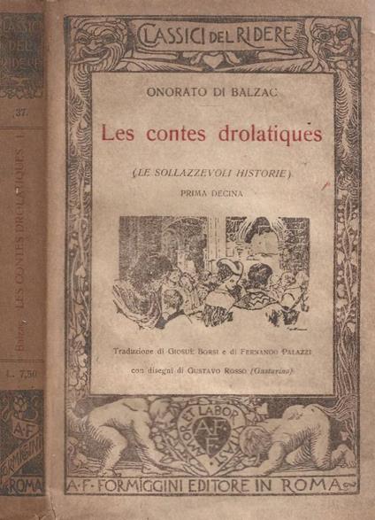 Les contes drolatiques Prima deci - copertina