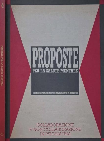 Proposte per la salute mentale. Rivista semestrale di pratic - copertina
