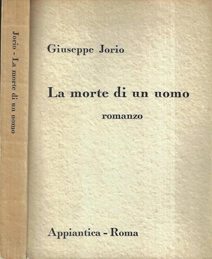 La morte di un uomo - Giuseppe Jorio - copertina