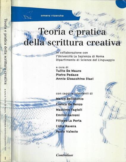 Teoria e pratica della scrittura creativa - copertina