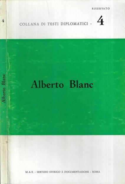 Alberto Blanc - copertina