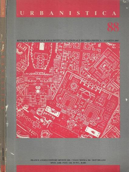Urbanistica n. 88 - copertina