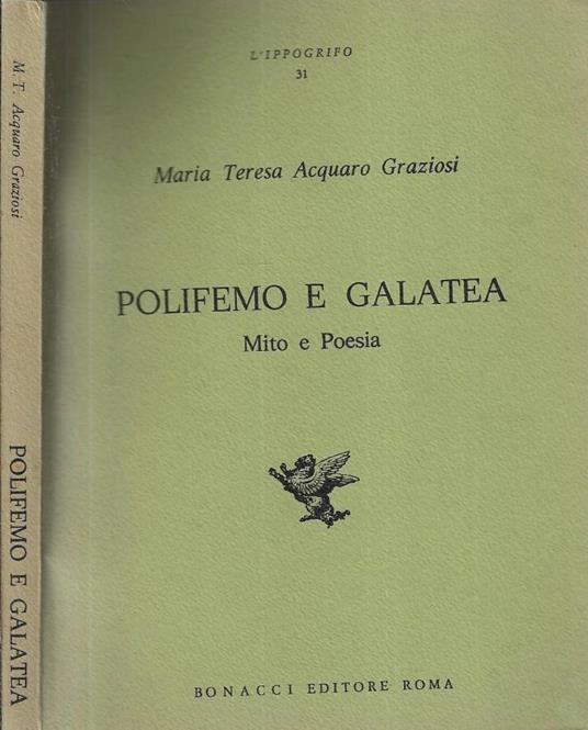 Polifemo e Galatea - copertina