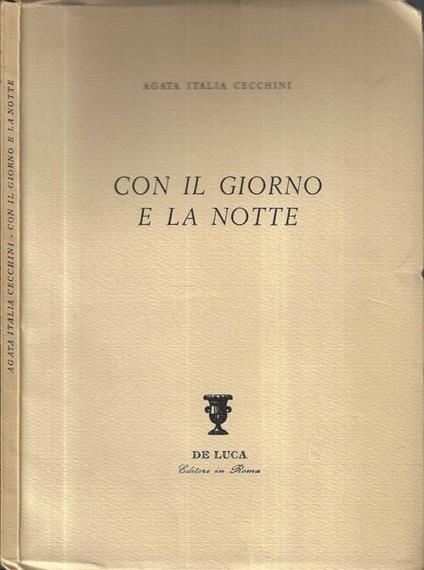 Con il giorno e la notte - copertina