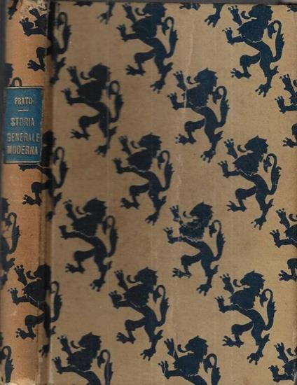 Storia generale moderna - copertina