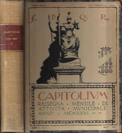 Capitolium Anno II n. 1 - copertina
