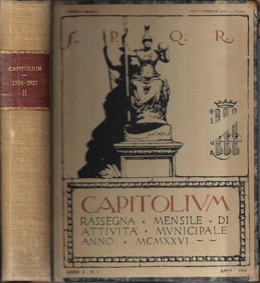 Capitolium Anno II n. 1 - copertina