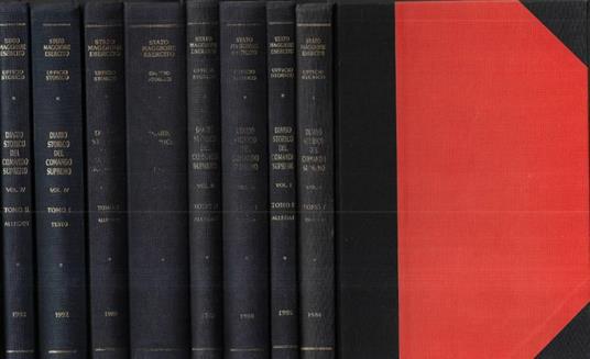 Diario storico del comando supremo Vol. I, tomo 1,2 - Vol. I - copertina