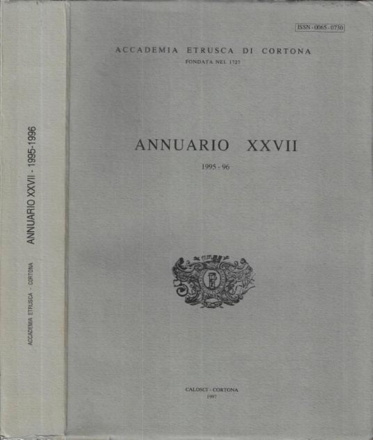 Annuario XXVII - copertina