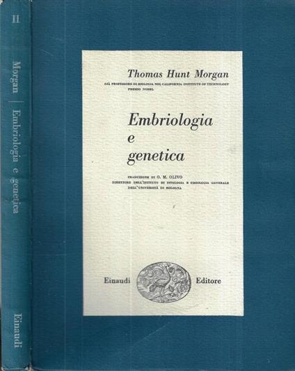 Embriologia e genetica - copertina