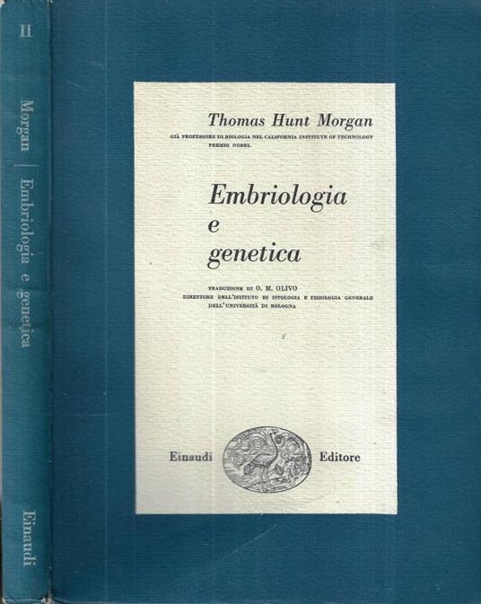 Embriologia e genetica - copertina
