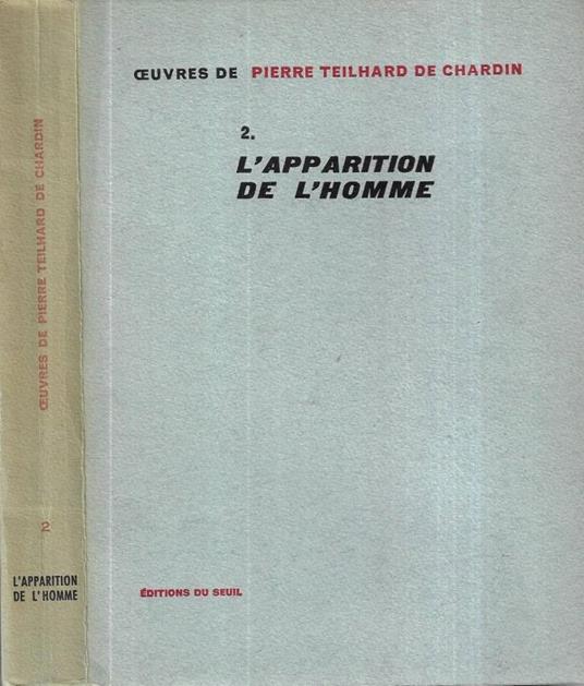 L' apparition de l' homme - copertina