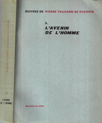 L' avenir de l' homme - copertina