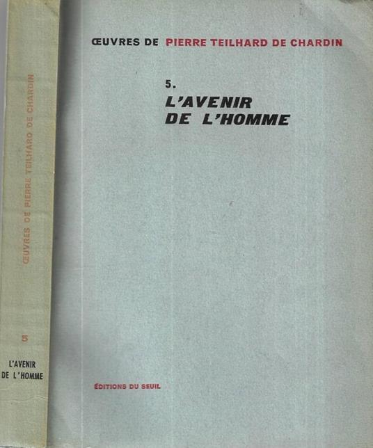 L' avenir de l' homme - copertina