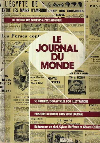 Le journal du monde - copertina