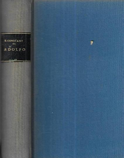 Adolfo - Benjamin Constant - copertina