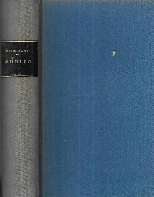 Adolfo - Benjamin Constant - copertina