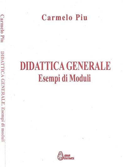 Didattica generale - Carmelo Piu - copertina