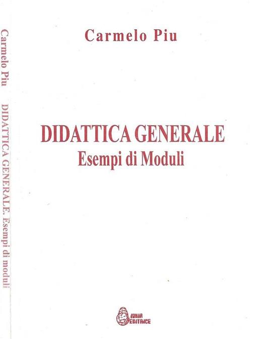 Didattica generale - Carmelo Piu - copertina