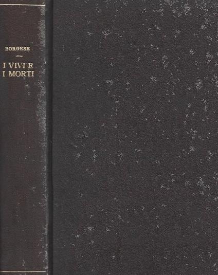 I vivi e i morti - copertina