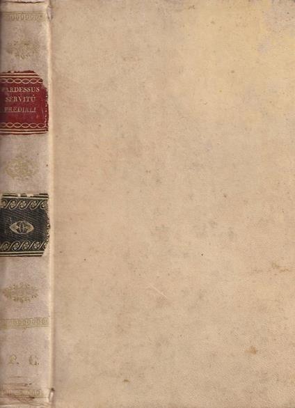 Trattato delle servitù prediali - copertina